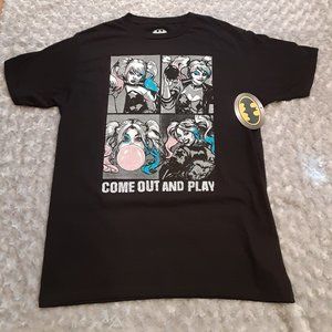 Harley Quinn COME OUT AND PLAY M Tshirt